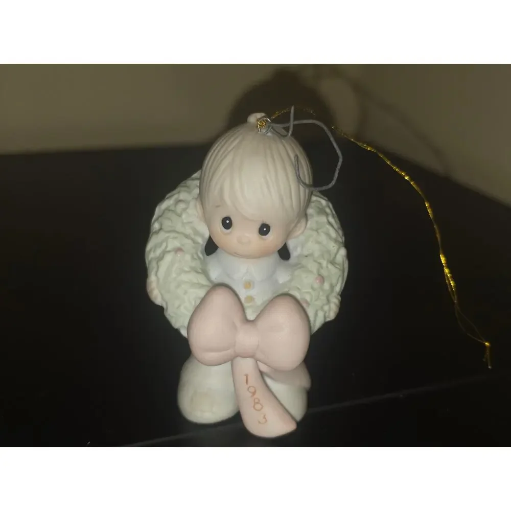 Precious Moments “Surround Us With Joy” Ornament 1983 Enesco E-0513 w/ Box